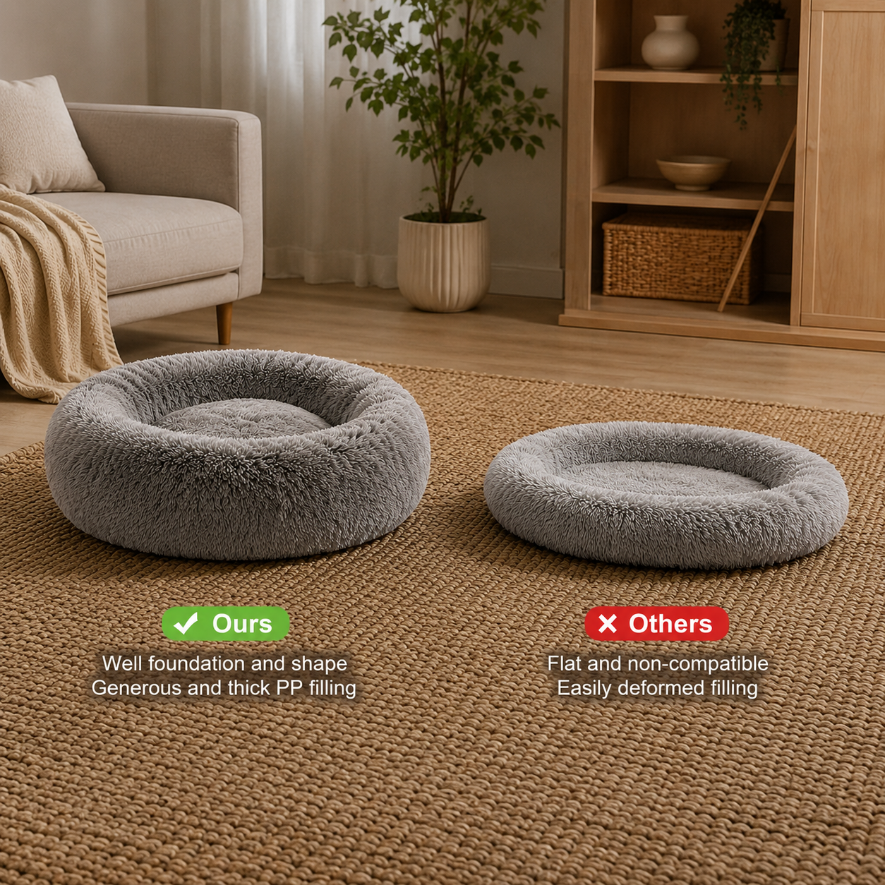 The Unique Pet Calming Bed