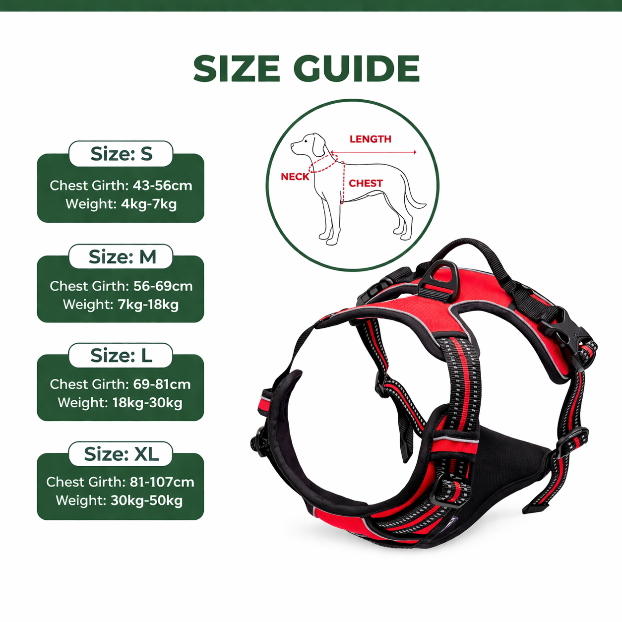 The Unique No-Pull Dog Harness